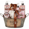 SPA DARČEKOVÝ KOŠÍK VEĽKÝ DARČEKOVÝ SET PRE ŽENY 11 DIELNY VINTAGE