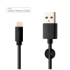 Fixed dátový a nabíjací kábel s konektorom Lightning, 2,4A, čierny FIXD-UL-BK