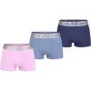 Calvin Klein TRUNK 3PK modrá,ružová,strieborná Pánske boxerky M