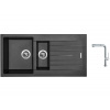 Set Sinks PERFECTO 1000.1 Metalblack + batéria Sinks SLIM S2 kefovaný