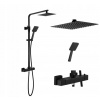 Sprchový panel - Sada sprchovej batérie RAINBOW čierna