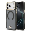 Lacoste PC/TPU Frosted Finish Gold Logo MagSafe zadný kryt pre iPhone 17 Pro Max Black