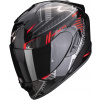 SCORPION prilba EXO-1400 EVO AIR Shell black/red - 2XL