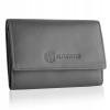 Peňaženka - Peňaženka Betlewski prírodná koža šedá šedá produkt BPD-SS-13-Womens (Dámska dámska kožená peňaženka maľovaná)