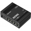 Teltonika RUTM56 priemyselný router, dual modem, 5G, 4G, 5x Gbit RJ45, WiFi 5
