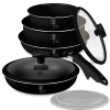 Berlingerhaus Sada nádobí s titanovým povrchem 9 ks Matte Black Collection BH-8257