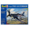 Revell F4U-1D Corsair Model Set lietadlo 1:72, 63 dielov (Revell F4U-1D Corsair 1:72, 14,8x17,3cm, Model No.: 03983)