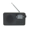 Nedis RDFM2225BK - FM Rádio | 2 W | Napájení Accu / Napájení z USB | Digitální | 2 W | Velikost obrazovky: 1.77 