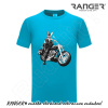 Tričko RANGER® - ZAJAC NA MOTORKE 3XL Modrá