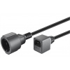 PREMIUMCORD Kabel napájecí 230V Prodlužovací s EURO konektorem C14 (IEC connection) , 1,5m ppu1-02