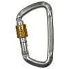 Climbing Technology D-Shape Steel Steel - pozink SG - screw lock