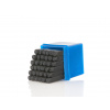 Raziaca matrica písmen a čísel, sada 36 ks, 6 mm, Geko G01816