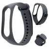 Páska pre Xiaomi Mi Band 3 MI BAND 4 Tmavošedá NÁHRADNÁ GALAKTICKÁ