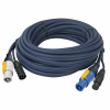 powerCON/XLR M - powerCON/XLR F - DMX / Power 6 m