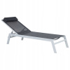 Záhradné lehátko - Garden Deckchair Black Catania II! (Garden Deckchair Black Catania II!)