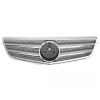 Mercedes triedy C W204 / S204 2007-2014 - Predná maska ​​strieborná s chrómom
