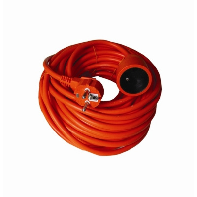 Prodlužovací kabel 20m, 230V/6A - oranžový Solight PS17