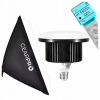 PRO ŠTÚDIOVÁ ŽIAROVKA LAMPA PEVNÉHO SVETLA 100 W + SVIETIDLO SOFTBOX 50x70 cm