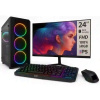 PC zostava Intel Core i3-14100F Quad Core | DDR4 RAM 16GB | SSD 1000GB | Gigabyte GeForce RTX 3050 WindForce OC 6GB Gaming | WiFi + Bluetooth | 24