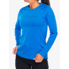 Dámska mikina bez kapucne Mammut Selun FL Longsleeve Logo - glacier blue