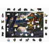 Wooden city - Puzzle Dom pri vode - drevené - 500 dielov