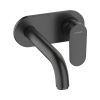Podomietková umývadlová batéria hansgrohe Vernis Blend čierna 71576670