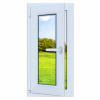 Okno biele PVC teplé ľavé 40x80 400x800 sada