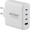 VOLTCRAFT UC-3C1A140W01 USB nabíječka, GaN, 3x USB-C®, 1x USB A , 140 W, USB PD 3.1, bílá