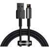 Baseus CALWJ-01 Tungsten Gold Kabel Lightning 2.4A 1m Black 6953156204959
