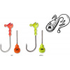 ZEBCO Trophy LOOky - JIG Háčik - 4ks červený 2g