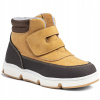 Detské čižmy ZATEPLENÉ pohodlné na SUCHÝ ZIPS hnedé VYSOKÉ Wojtyłko 21