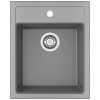 FRANKE Sirius SID 610-40 Tectonite drez, horná montáž, 430 x 530 mm, šedá, 114.0503.044