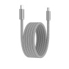Canyon CCMG60AB15, 1 m kábel, USB-C / USB-C, magnet, PD 60 W, opletený, šedý CND-CCMG60AB15LG