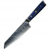 IZMAEL Damaškový kuchynský nôž Yurei Kiritsuke/Modrá 21 cm