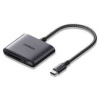 UGREEN CM387 USB-C | SD/TF + USB | čierny