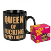 Hrnček Queen of fucking everything, 850 ml