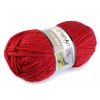 Pletacia priadza Alize Puffy Fine 100 g Variant: 4 (667) červená tm., Balenie: 1 ks