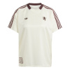 adidas Olympique Lyonnais Terrace 2024 2025 Icons Shirt Womens Ivory 10 (S)