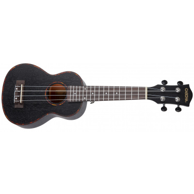 Cascha HH 2262 Premium Mahogany Ukulele Set Black (Sopránové akustické ukulele)