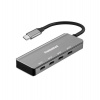 PremiumCord 5G SuperSpeed Hub USB-C na 4x USB 3.2 C Aluminum (ku31hub10)