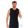 Pánské tílko Merino SL10160 BRUBECK černá S