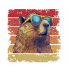 CUKROVÁ TLAČ jedlý obrázok na tortu Cukrová hmota Kapybara Capybara zvieratko + meno
