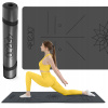 Podložka na cvičenie 4FIZJO 183 cm x 61 cm čierna