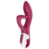 Satisfyer Embrace Me - nabíjací vibrátor s dráždením klitorisu (červený)