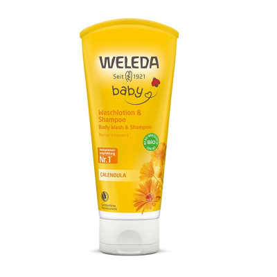 WELEDA NECHTÍKOVÝ detský šampón (Calendula Babywash & Shampoo) 200 ml