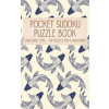 Pocket Sudoku Puzzle Book: Challenge Level - 150 puzzles 9x9 & 16x16 grids Koi Fish Pattern Blue Travel Size Paperback Notebook