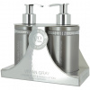 Vivian Gray Grey Crystals sada: tekuté mydlo, 250 ml + balzam na ruky, 250 ml
