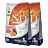 N&D dog Pumpkin GF Puppy mini, lamb & blueberry 2 x 7 kg