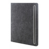 Portfólio A4 z RPET plsti , dark grey Farba: dark grey