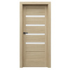 PORTA Doors SET Rámové dvere VERTE HOME H.4 so sklom, fólia Dub matný+ zárubeň PD-VER-H4_DUBMATNY